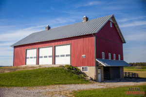 Metal Exteriors - Red Barn Standing seam Project 4