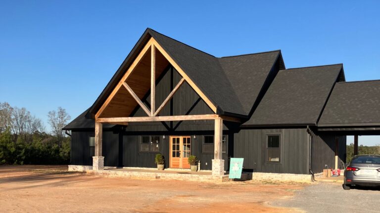 black barndominium ackerman ms