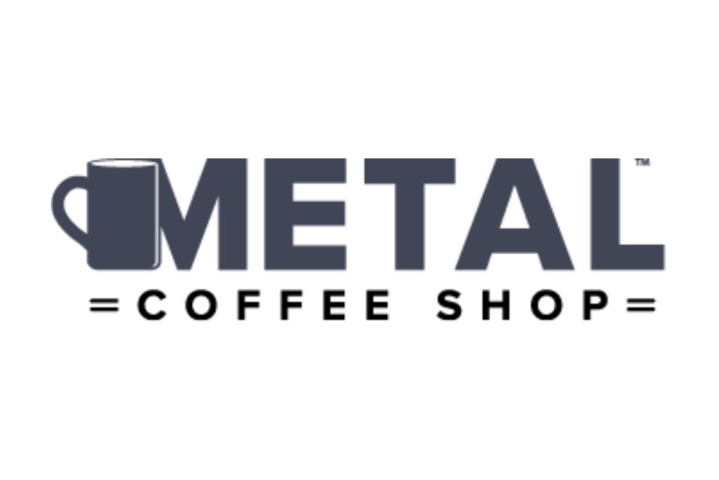 Metal Coffee Shop Logo