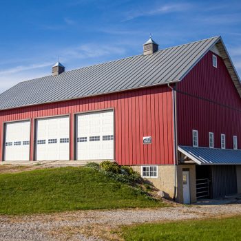Metal Exteriors - Red Barn Standing seam Project 1